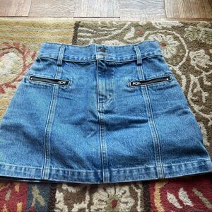 LF denim mini skirt